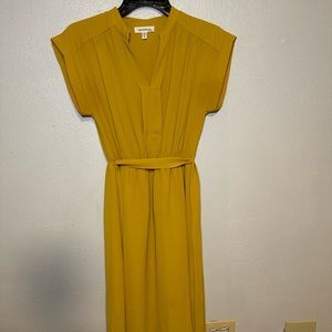 Midi Mustard Dress